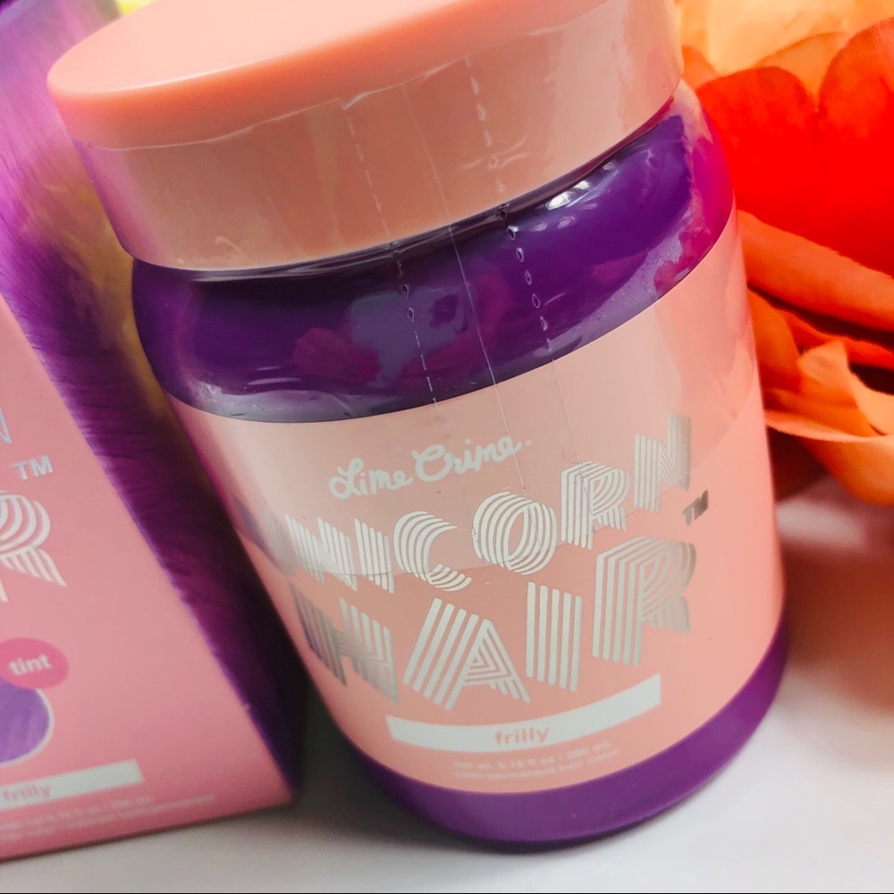 Lime Crime unicorn hair tint FRILLY lavender pink - Picture 2 of 8